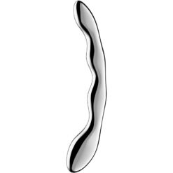 Comprar SATISFYER - COSMIC CREST 2 DILDO ACERO INOXIDABLE DOBLE USO al mejor precio - Envíos Discretos