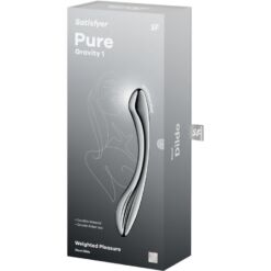 SATISFYER - PURE GRAVITY 1 DILDO ACERO INOXIDABLE DOBLE USO - piKanteo | Despierta tu lado más piKante Comprar SATISFYER - PURE GRAVITY 1 DILDO ACERO INOXIDABLE DOBLE USO al mejor precio - Envíos Discretos