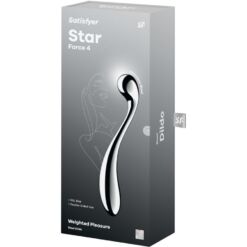 Comprar SATISFYER - STAR FORCE 4 DILDO ACERO INOXIDABLE DOBLE USO al mejor precio - Envíos Discretos