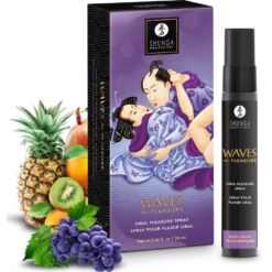 Comprar SHUNGA - WAVES PLEASURE SPRAY ORAL SEDUCTOR FRUTAS EXÓTICAS 20 ML al mejor precio - Envíos Discretos