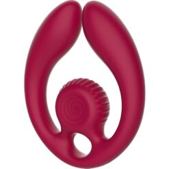 Comprar SNAIL VIBE - GIZI DÚO ESTIMULADOR DE PAREJAS CONTROL REMOTO BURDEOS al mejor precio - Envíos Discretos