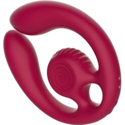 Comprar SNAIL VIBE - GIZI DÚO ESTIMULADOR DE PAREJAS CONTROL REMOTO BURDEOS al mejor precio - Envíos Discretos