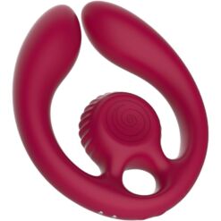 Comprar SNAIL VIBE - GIZI DÚO ESTIMULADOR DE PAREJAS CONTROL REMOTO BURDEOS al mejor precio - Envíos Discretos