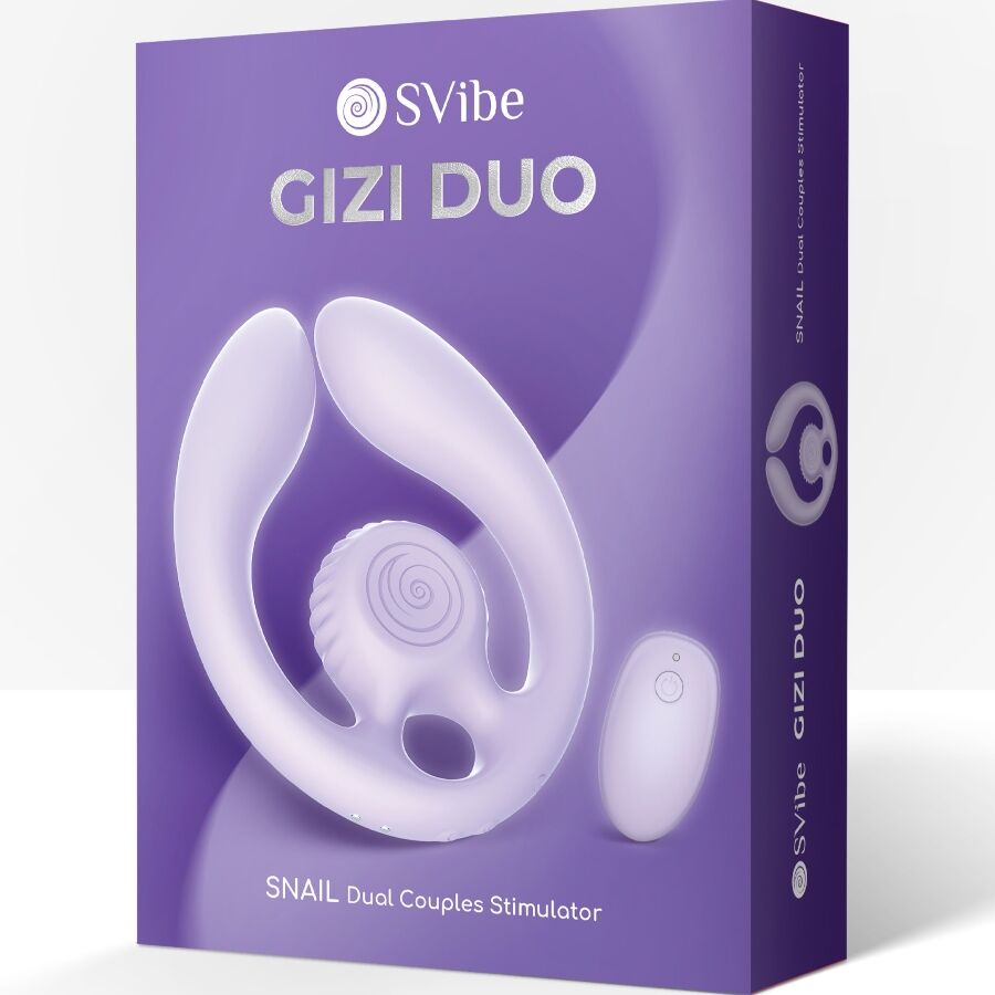 SNAIL VIBE - GIZI DÚO ESTIMULADOR DE PAREJAS CONTROL REMOTO LILA - piKanteo | Despierta tu lado más piKante Comprar SNAIL VIBE - GIZI DÚO ESTIMULADOR DE PAREJAS CONTROL REMOTO LILA al mejor precio - Envíos Discretos